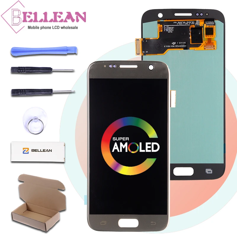HH продвижение S7 дисплей для Samsung Galaxy G930 ЖК G930F G930L G930S с сенсорным экраном