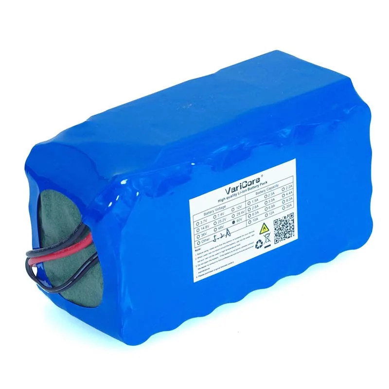 VariCore 16S2P 60v5. 2Ah 18650 литий-ионный аккумулятор 67,2 в 5200 мАч скачать электровелосипед Электрический велосипед Скутер с 20A BMS 1000 Вт