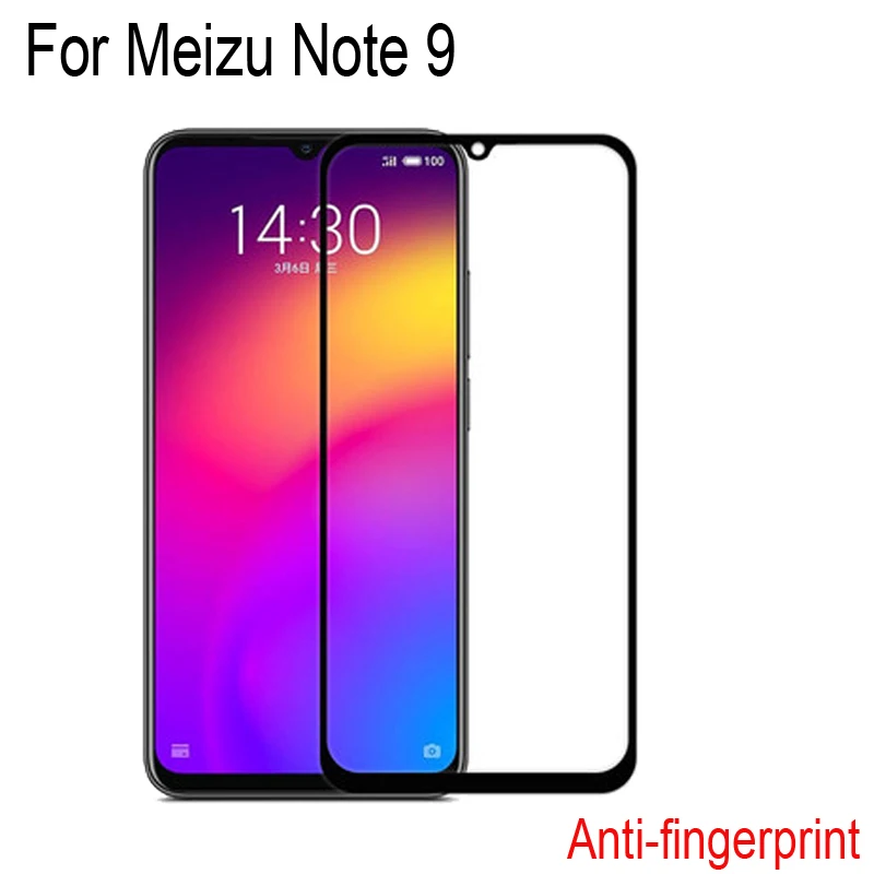 Защитное закаленное стекло 2.5D для Mei zu Note 9 Защитная стеклянная пленка