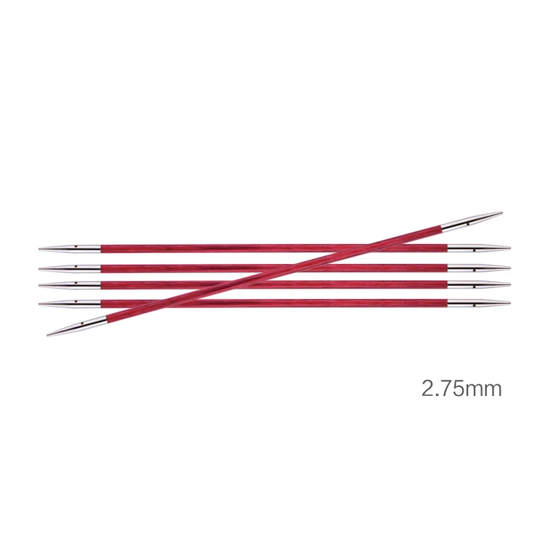 2.75mm 1 шт. Knitpro Royale 15 см двойная остроконечная вязальная игла - Цвет: 2.75mm