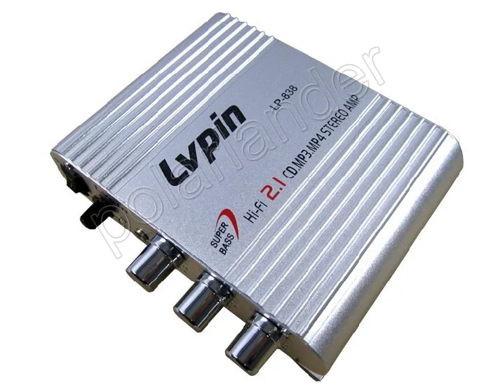 Мини усилитель 20WX3 RMS CD MP3 MP4 2 1 канала стерео аудио для автомобиля мотоцикла|amplifier
