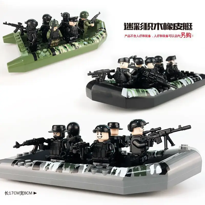 12 шт./компл. военные Солдатики &quotSpecial Forces&quot кирпичи фигурки пистолеты оружие