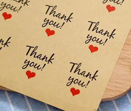 38x38mm THANK YOU MY LOVE VALENTINE'S DAY gift decoration sealing label sticker, 350 pcs/lot, Item No. FE23