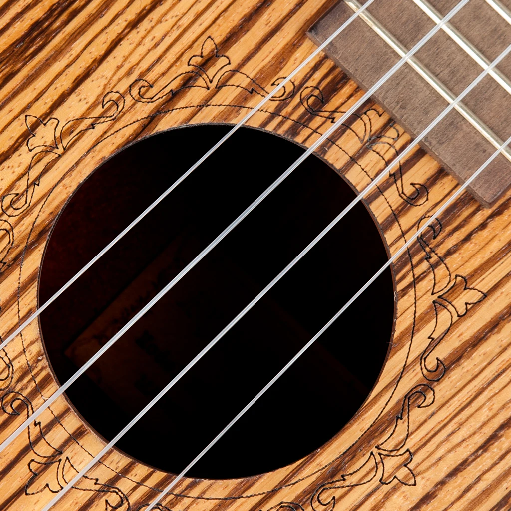 Наоми укулеле 21 Гавайская гитара Акустическая укулеле Zebrawood 15 Лада 4 струны Гавайская гитара 21 музыкальный струнный инструмент