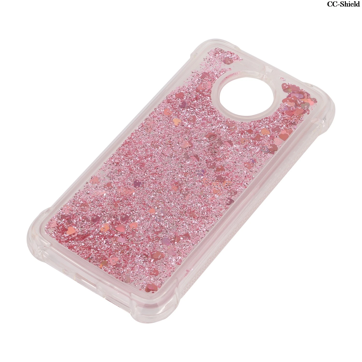 TPU Case for Motorola Moto G5s XT1797 XT1795 XT1791 XT1792 Dynamic Flow Liquid Flash Crystal Clear Back Cover case |