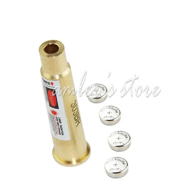 CAL 303BR Red Laser Bore sighter Cartridge Boresight Brass .303 Rifle Scope Hunting | Спорт и развлечения