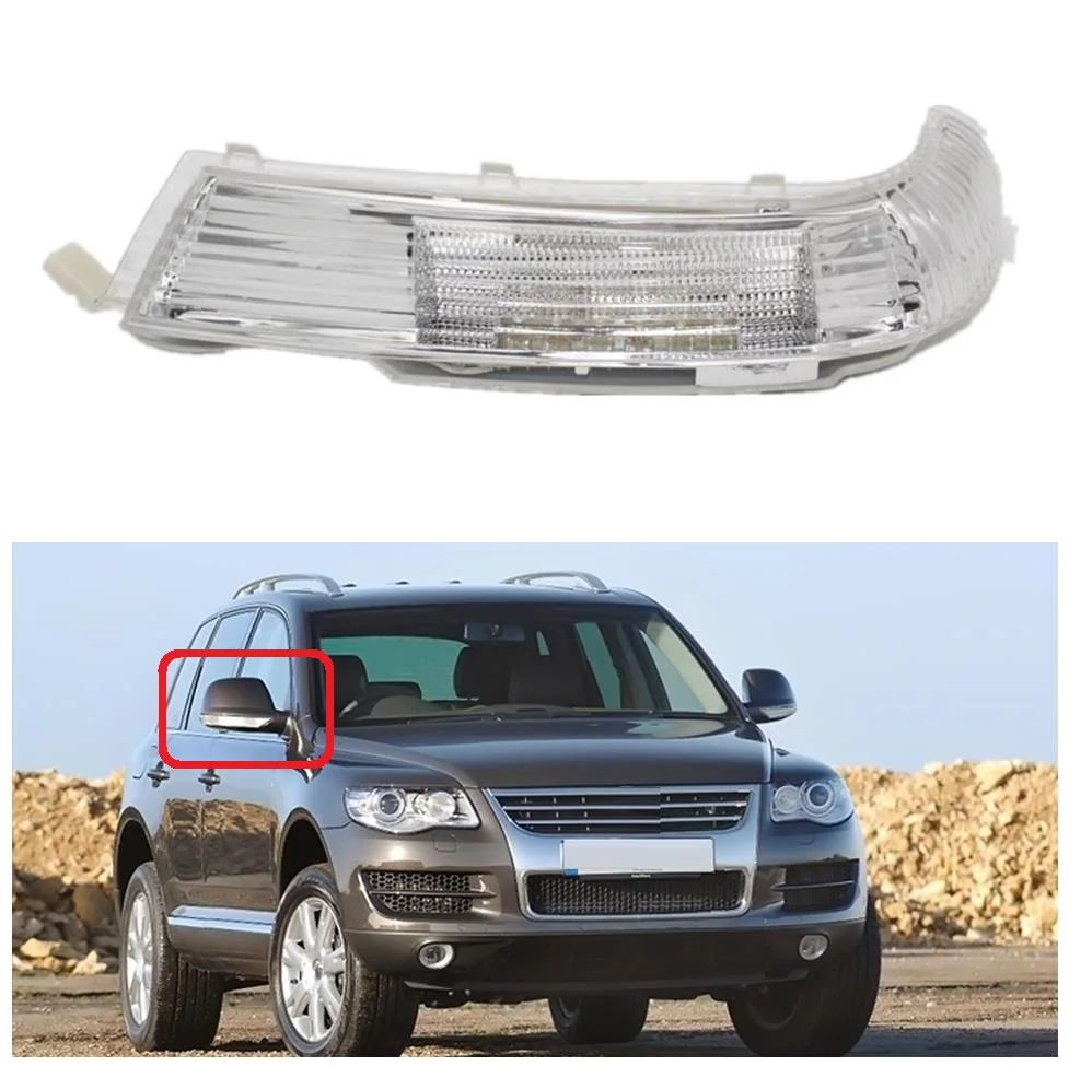 Светодиодный светильник-зеркало для VW Touareg 2002 2003 2004 2005 2006 2007, Автомобильное зеркало заднего вида, светодиодный индикатор поворота, светильник - Цвет: Right Side