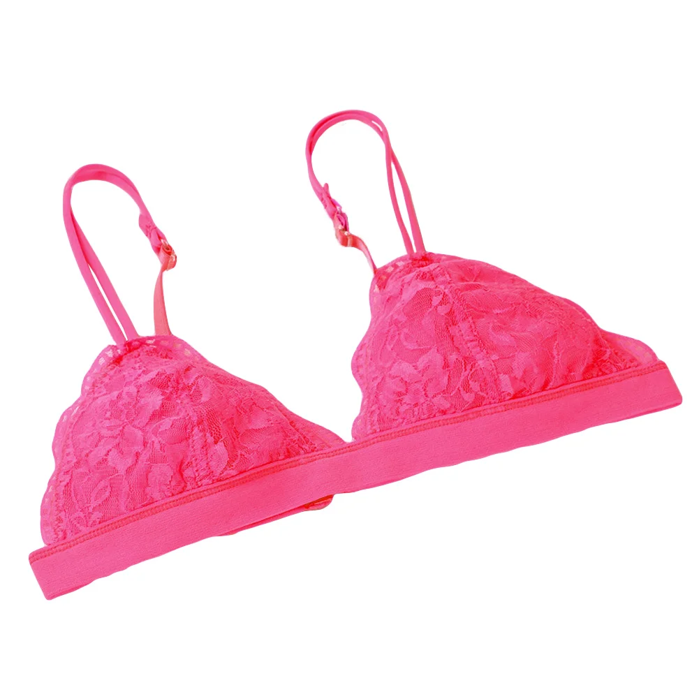 Бюстгальтер женский кружевной без бретелек пикантный прозрачный укороченный