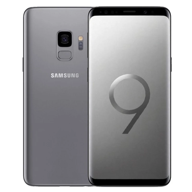 Мобильный samsung Galaxy S9 G960F разблокированный LTE Android сотовый телефон 5," 12MP 4G ram 64G rom - Цвет: grey
