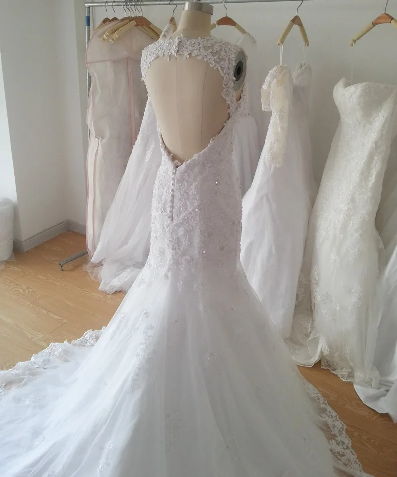 Аманда новиас Спагетти ремни кружева платье с вышивкой и открытой спиной Русалка