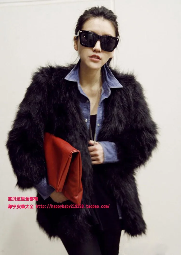 Черные/белые женские пальто из искусственного меха повседневные зимние осенние