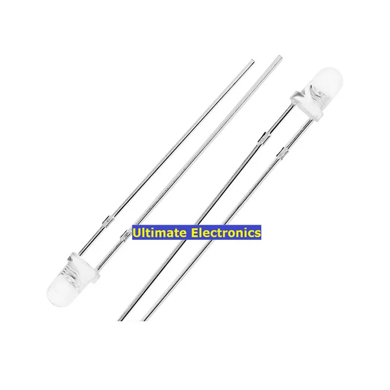 

10pcs/1000pcs 3mm Photodiode LED Type F3 Phototransistor Round Head Transparent