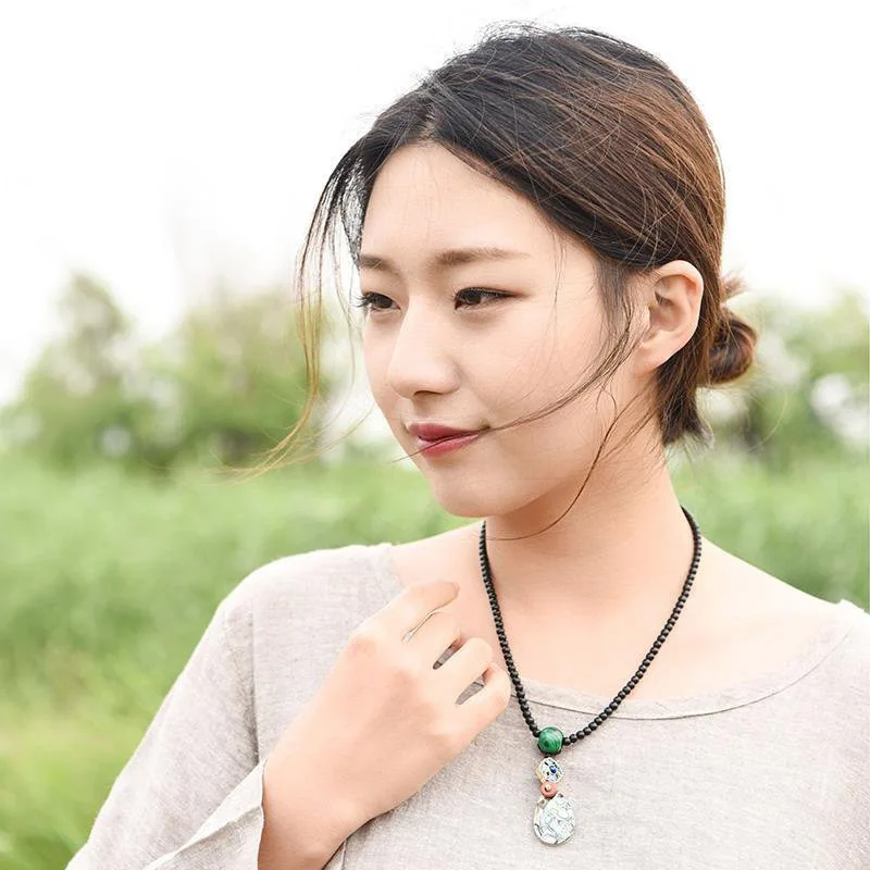 Новое ожерелье с подвеской в виде морской ракушки Женские Ювелирные изделия