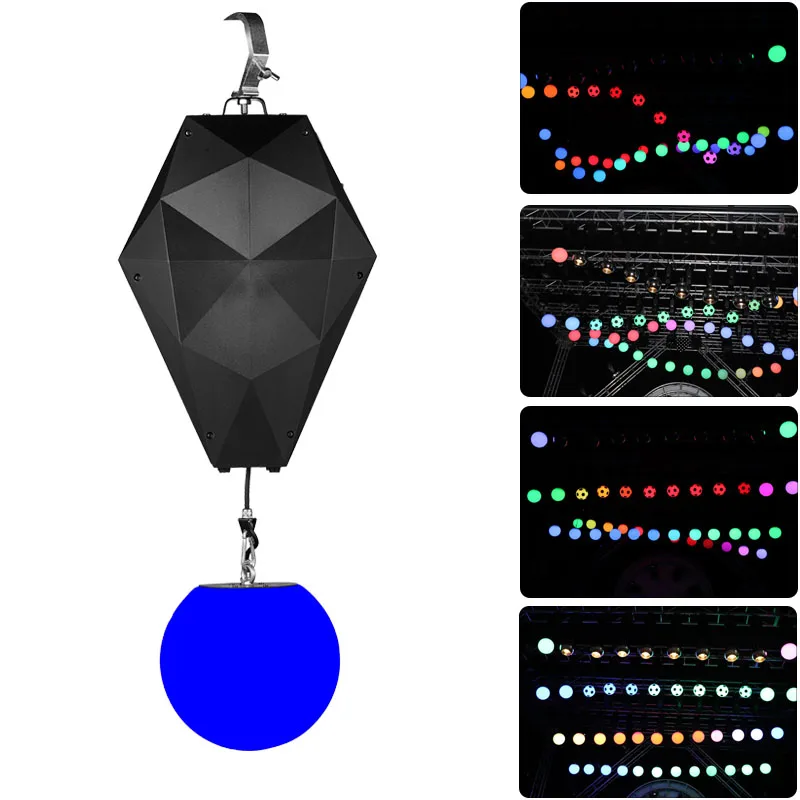 2019 г. новый дизайн DMX512 лебедка RGB шариковый светодиодный кинетический свет для