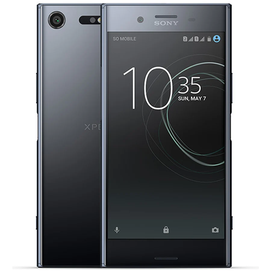 Black Разблокированный смартфон sony Xperia XZ Premium G8141 ram 4 Гб rom 64 Гб 4G LTE Android Octa Core 5," 19MP wifi gps 3230 мАч - Цвет: Black