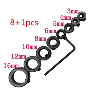 9 шт. сверла 34568101216 мм деревообрабатывающее сверло глубина Стопорные муфты кольцо дюбель патрон вала гаечный ключ для деревообрабатывающих инструментов