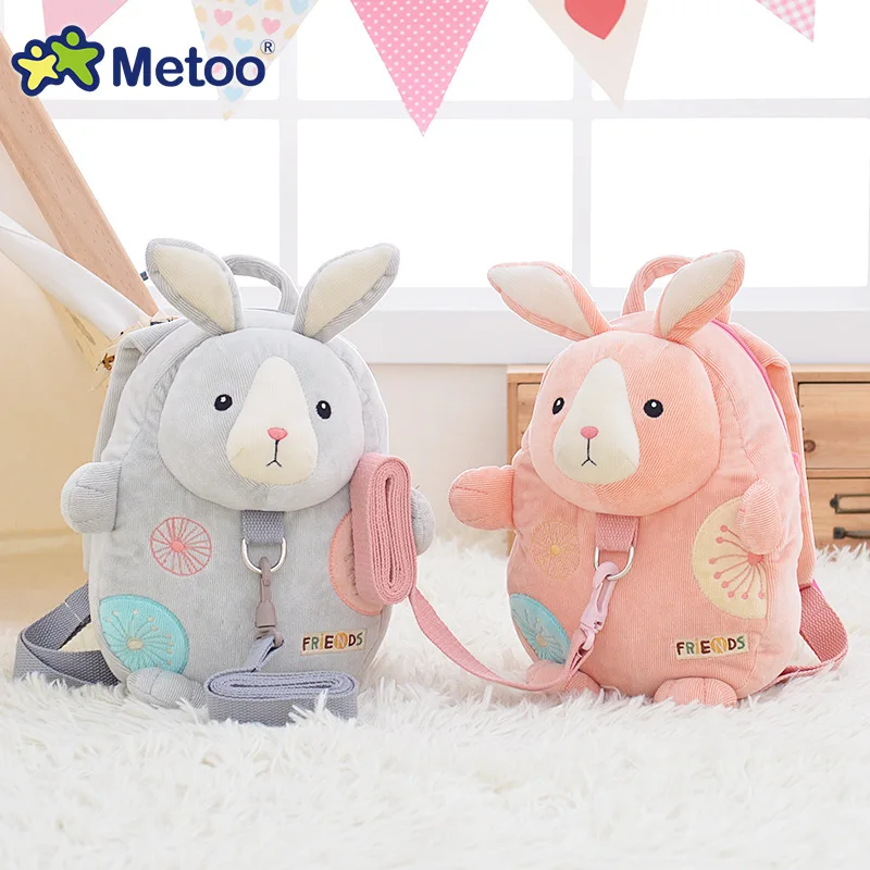 

Prevent Fall Traction Plush Backpack Metoo Soft Kawaii Cute Toys For Girl Kid Baby Children School Shoulder Bag For Kindergarten