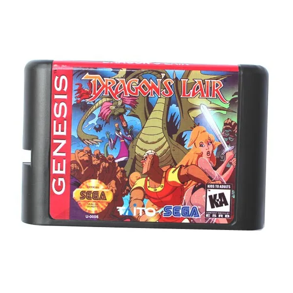 Sega MD игровая карта Логово Дракона Для 16 бит игровой картридж Megadrive Genesis