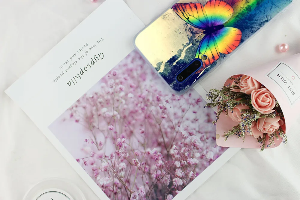 Чехол для телефона MLLSE Blue Butterfly Xiaomi MI 9 8 A2 Lite SE A1 pocophone 6 6X 5X MAX 3 mi10|Бамперы| |