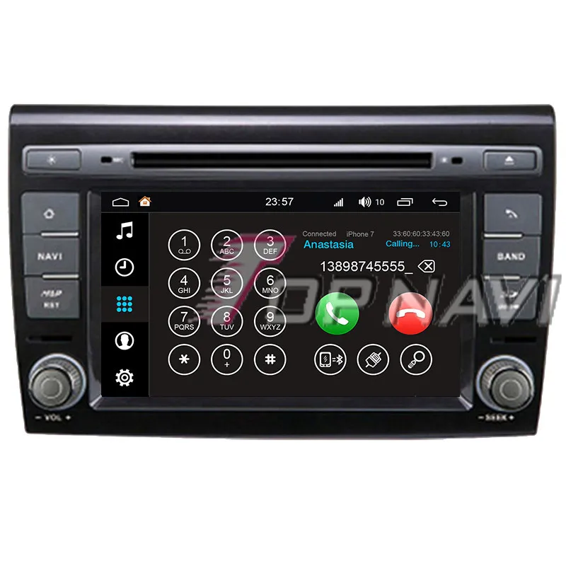 Topnavi 7 &quotS200 Восьмиядерный Android 8 0 Автомобильный мультимедийный плеер радио для Fiat