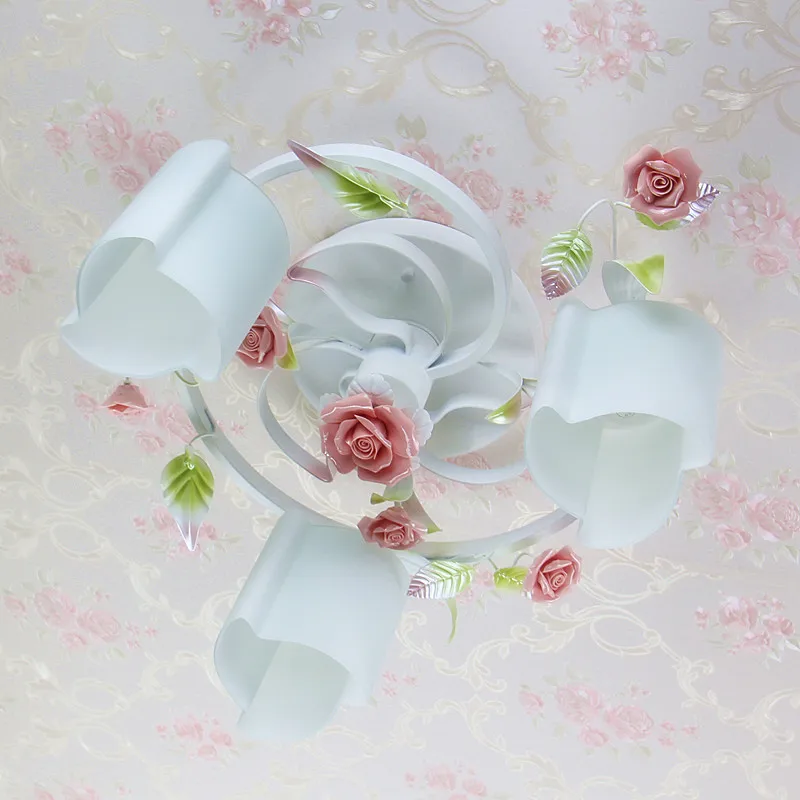 Романтический сад master спальня девочка детская комната цветочный потолочный