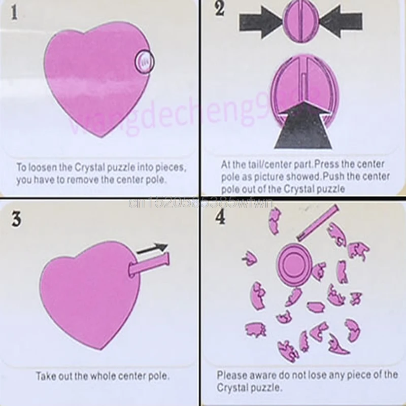 3D с украшением в виде кристаллов модельные Сделай Сам надпись Love Сердце