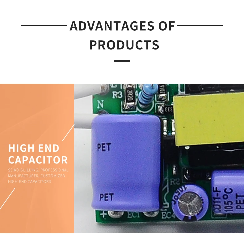 Led Driver Chip Input:AC180-264V Output:AC40-165V 200-240mA,10-50W Lighting Transformer Radar Induction Power Supply