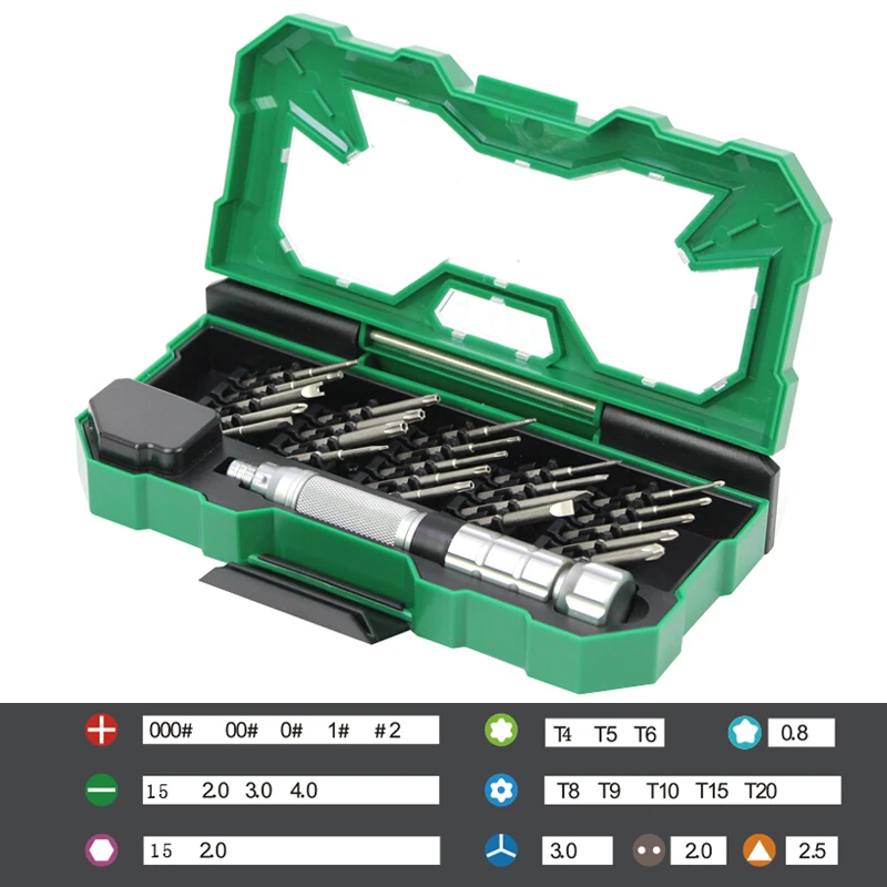 

LAOA 25 in 1 Precision Screwdriver Set Magnetic Screwdriver bits For Laptop Mobile Phone Cell Phones Repair Tool Kits