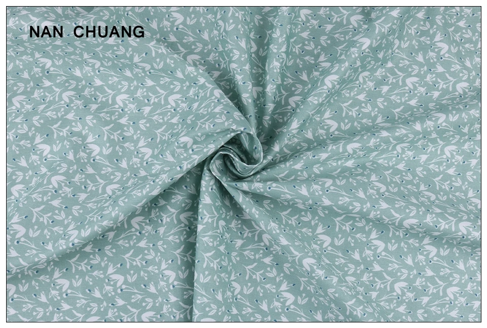 Nanchuang 8 шт./лот мягкие чехлы с изображением цветов с принтом хлопчатобумажная ткань саржевого Лоскутная Ткань для DIY Швейные и стежки сумки платье Материал 20x25 см