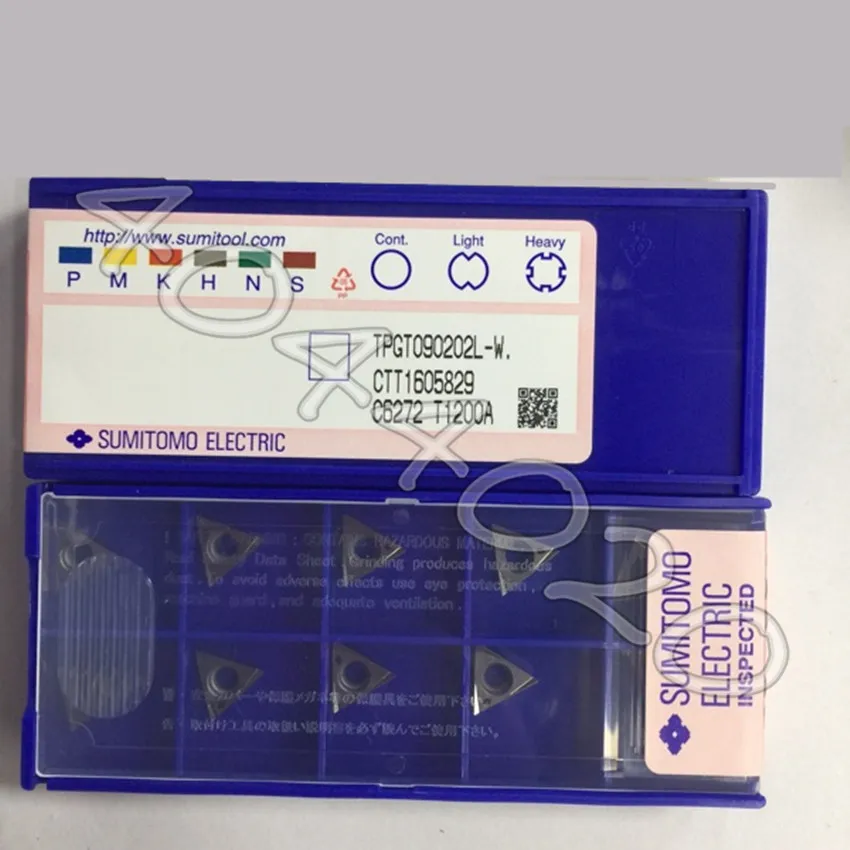 

TPGT090202L-W T1200A 10 шт./кор. Sumitomo, новое оригинальное Карбидное лезвие