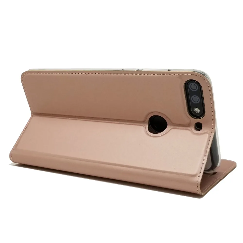 Кожаный чехол s on для huawei Honor 7C(5,7 дюйма), чехол, чехлы для huawei Honor 7C AUM-L41 RU, магнитный откидной кошелек, чехол для телефона