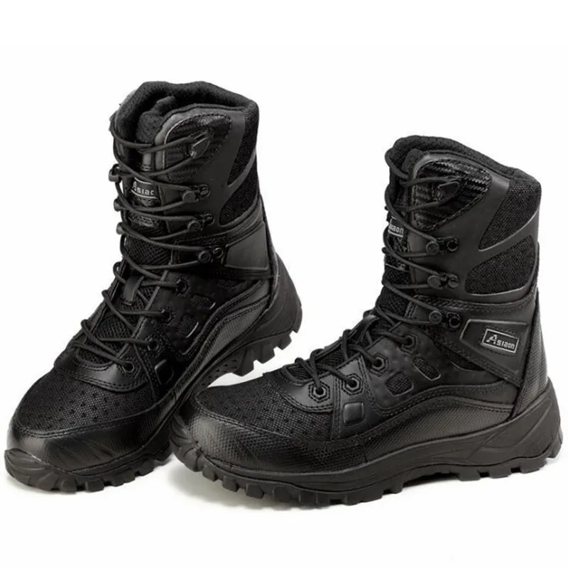 Уличные тактические ботинки Cordura военные для кемпинга ботинки-дезерты черный