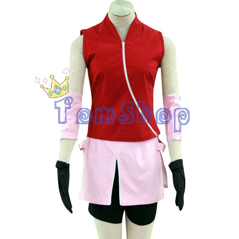 Полный комбинированный костюм для косплея из японского аниме Наруто (топы + шорты