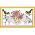 NKF Свадебный юбилей рукодельный набор для рукоделия Счетный штампованный Холст Китайский набор крестиков для домашнего декора
