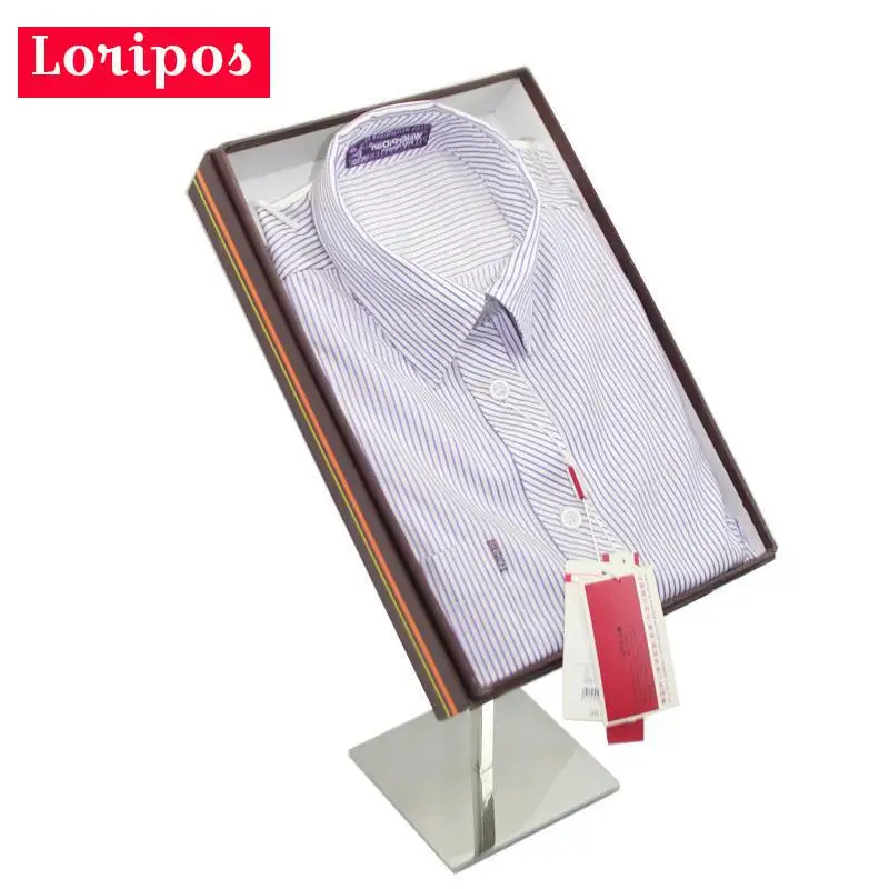 Металлическая стойка для демонстрации рубашек полка одежды витрины магазина