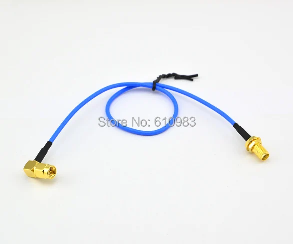 100 шт. Доставка компанией DHL Расширение SMA разъем под прямым углом чтобы женский