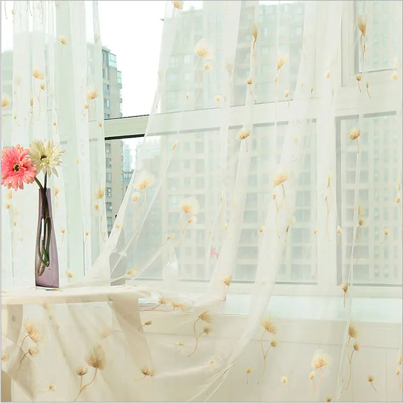 Белые шторы высокого качества в европейском и американском стиле хлопковая