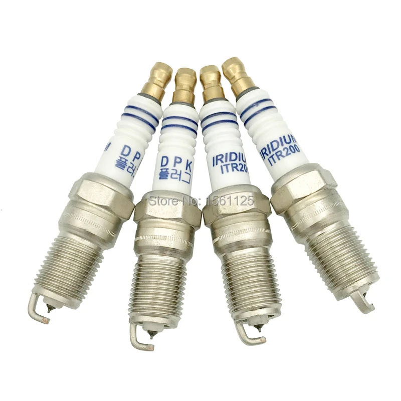 Корея ДПК иридиевая Свеча зажигания ITR200 4 шт./лот для IT20 IT20TT IT16 VT20 VT16 41-104 AP-104 XP-605 HR7DC TR6IX ITR6F13 BPR6EFS