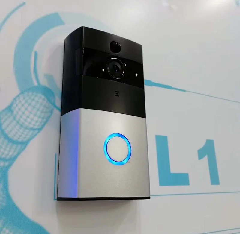 Низкая Мощность потребление Беспроводной WI FI дверной звонок работает с Alexa видео