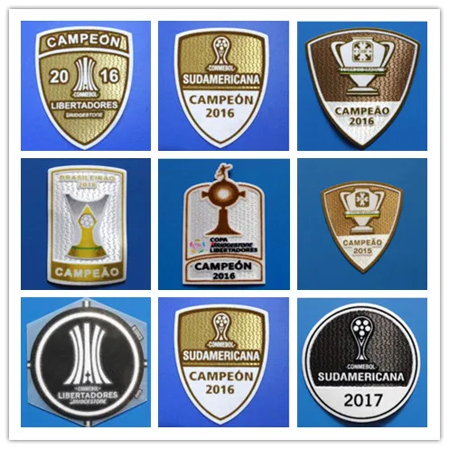 Новинка CONMEBOL Sudamericana 2017 Бразилия CAMPEON 2016 патч футбольные нашивки с принтом значки