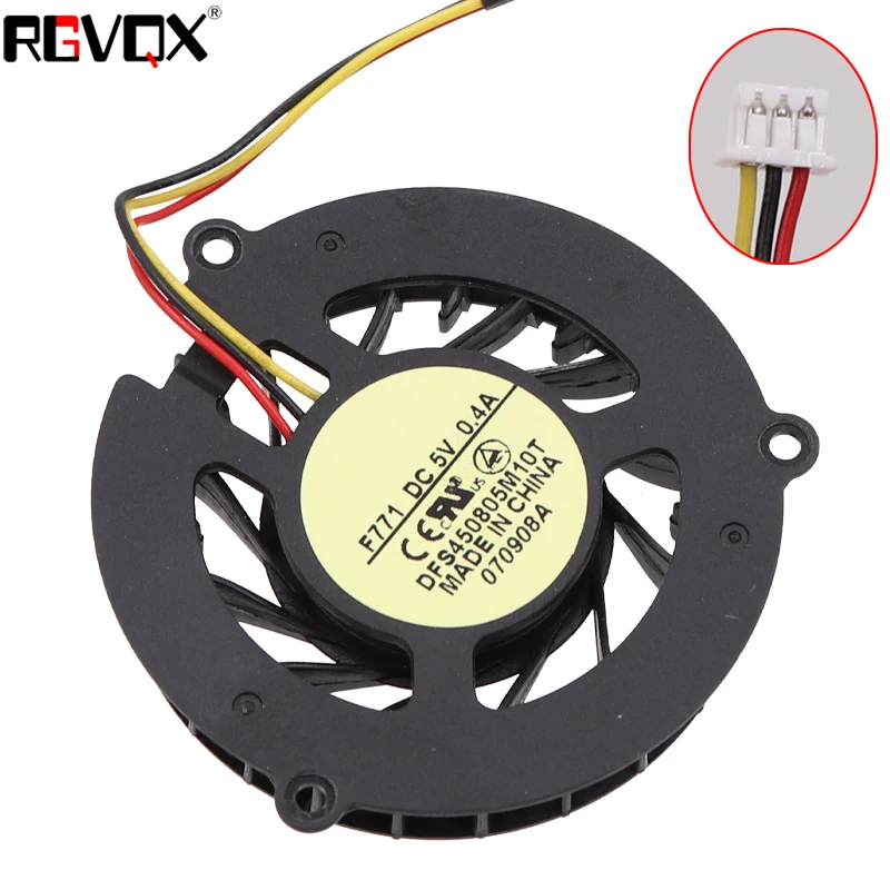 Новый охлаждающий вентилятор для ноутбука MSI AVERATEC 2100 PN: FDD5-CW DFB451005M30T