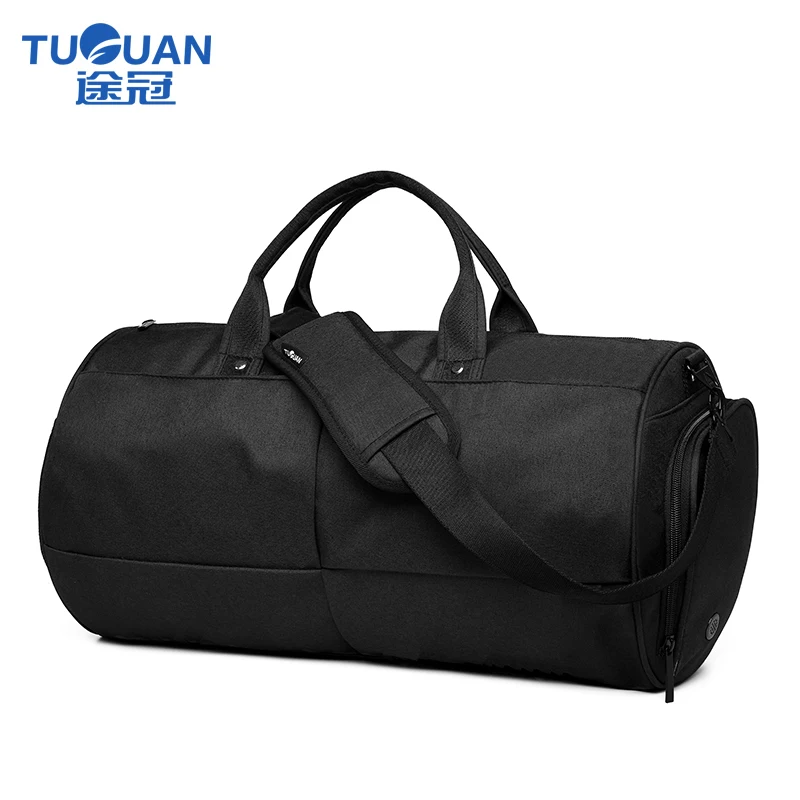 TUGUAN дорожная сумка хит продаж модная мужская и женская для выходных черный цвет