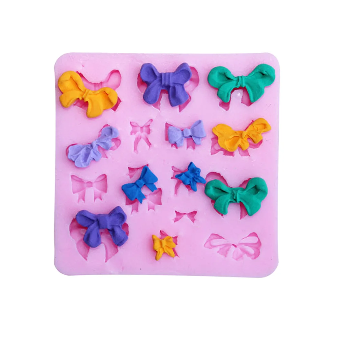 Кухонные аксессуары силиконовые формы для банта разных размеров помадка