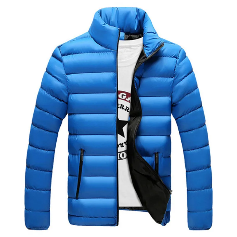 Брендовая мужская куртка, теплое пальто, черная верхняя одежда, Chaquetas Plumas Hombre, зимние мужские куртки, приталенная одежда с воротником-стойкой X624