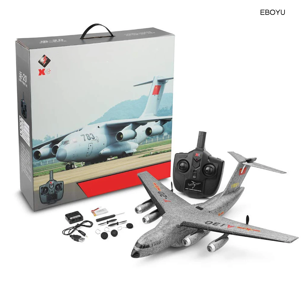WLToys XK A130 RC самолет 2,4 г 3CH Xian Y-20 модель военно-транспортный самолет EPP Дистанционное Управление самолет с неподвижным крылом радиоуправляемая игрушка