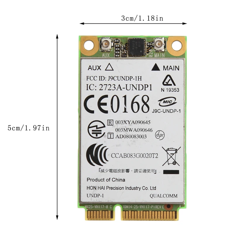Беспроводная карта PCI E UN2400 EV DO UMTS HSDPA модуль WWAN 483377 002 3G для HP|Сетевые карты| |