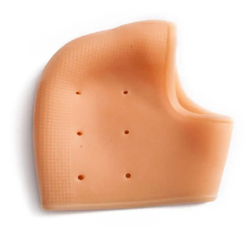 2 шт. силиконовые гелевые увлажняющие подошвенные носки на каблуке для защиты ног