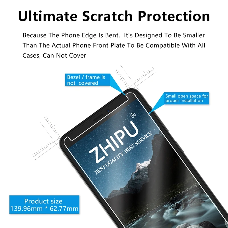 Закаленное стекло для zte Blade A530 защита экрана 2.5D 9H Премиум Защитная стеклянная