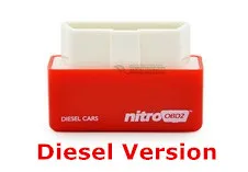 Полным набором чипов и эко OBD2 чип блок настройки Plug& драйвер EcoOBD2 для бензиновых/дизельных автомобилей Зеленый/голубой цвет 15% экономия топлива - Цвет: Diesel
