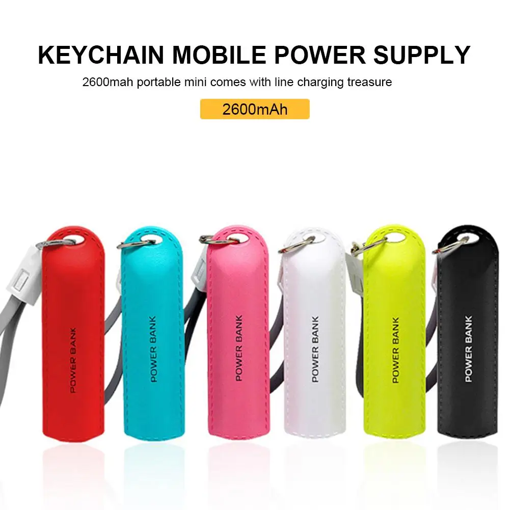 Portable External USB Power Bank Box 2600mAh 18650 Battery Box DIY USB Mobile Phone Power Bank Charger Pack Box Battery Case